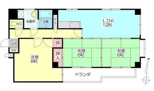 ラインビルド今津留の物件間取画像